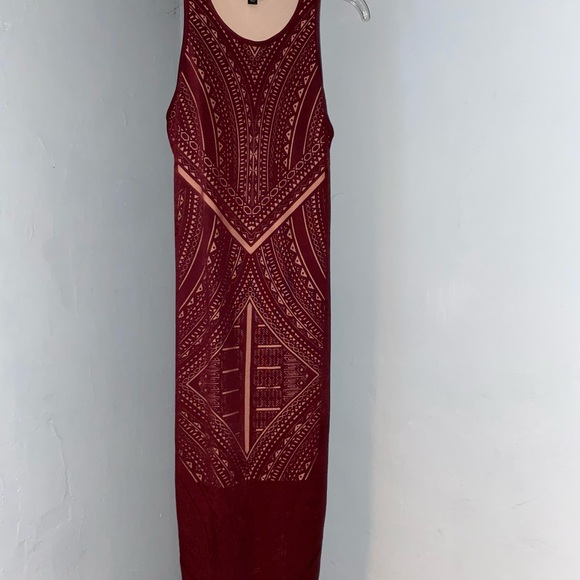 Massimo Dresses & Skirts - Maroon Halter Bodycon Dress